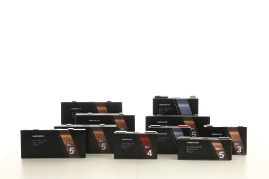 삼성SDI의 전기차 배터리. <삼성SDI 제공>